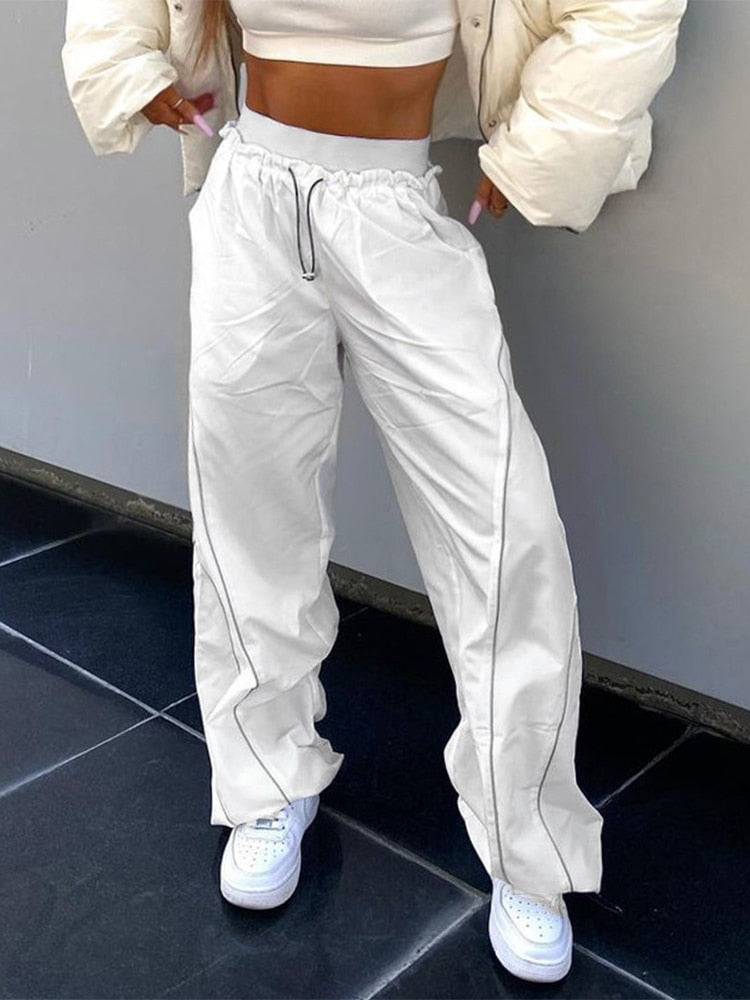 Pantalon Cargo Femme -Taille Élastique
