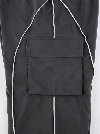 Pantalon Cargo Femme -Taille Élastique
