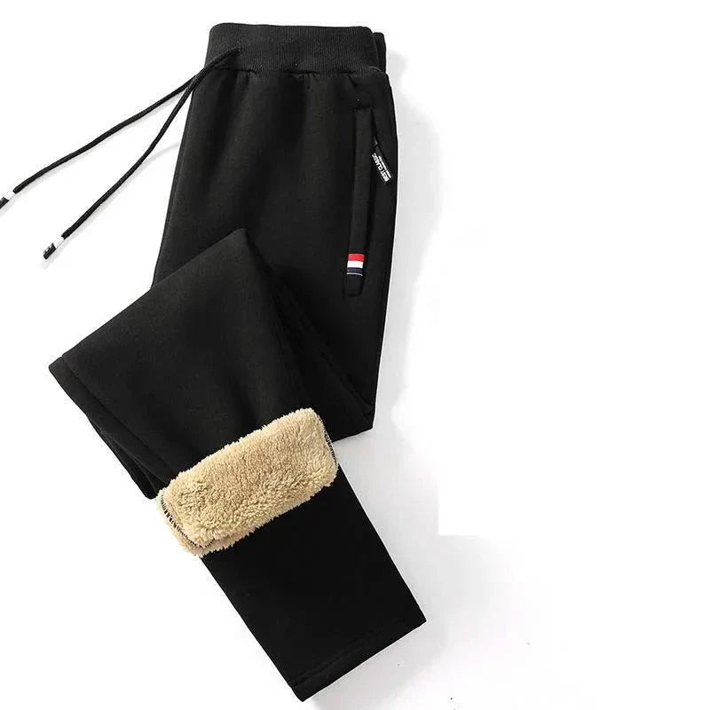 Fleece-Lined Sweatpants for Outdoor Activities