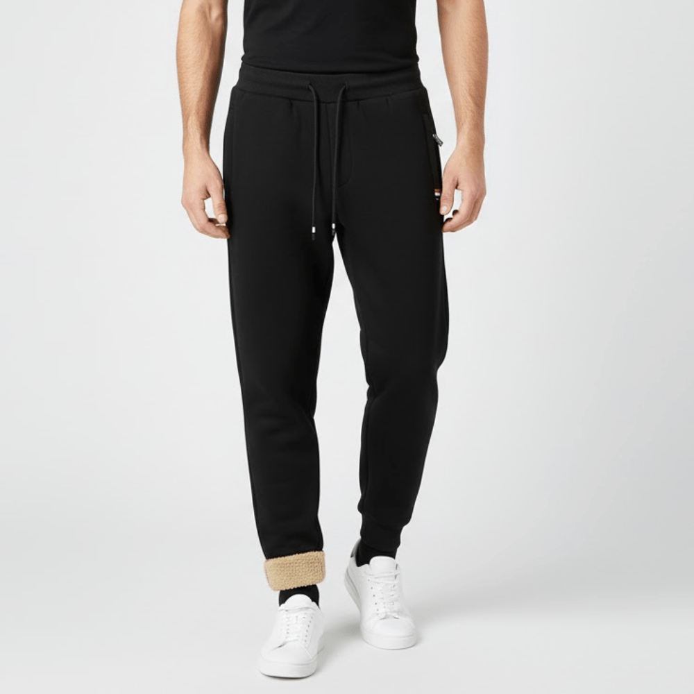 Fleece-Lined Sweatpants for Outdoor Activities