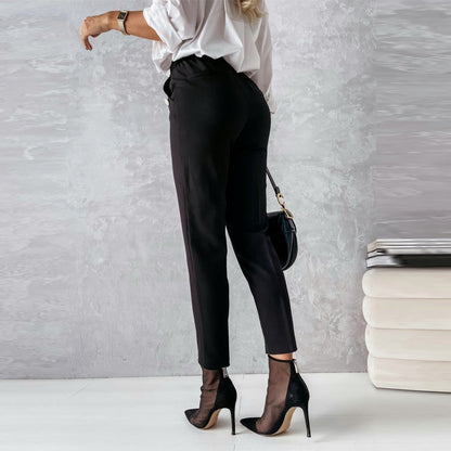 Pantalon Femme - Taille Haute Longueur Cheville