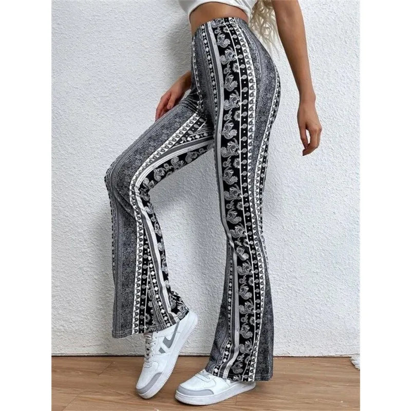 Pantalon Évasé Femme - Style Bohème Vintage