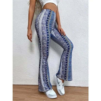 Pantalon Évasé Femme - Style Bohème Vintage