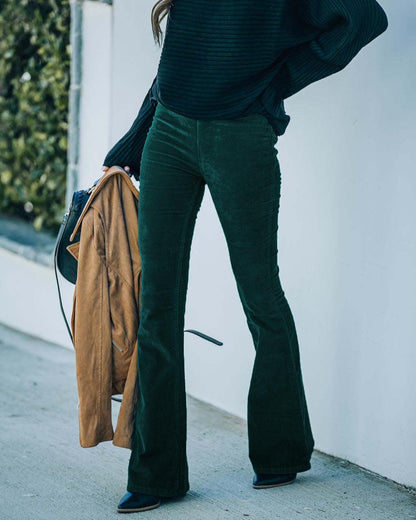Pantalon évasé femme - Style Rétro Confortable