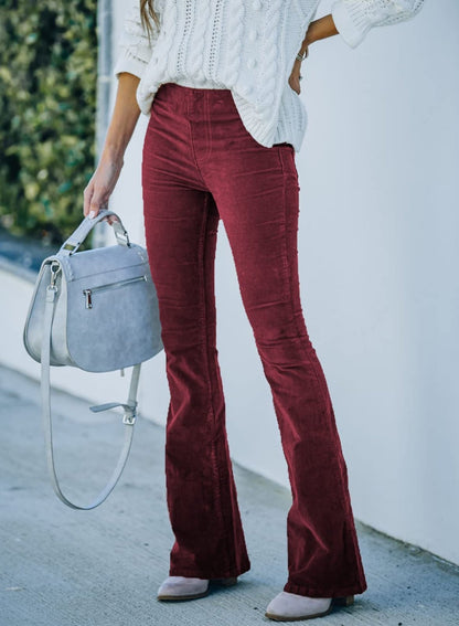 Pantalon évasé femme - Style Rétro Confortable