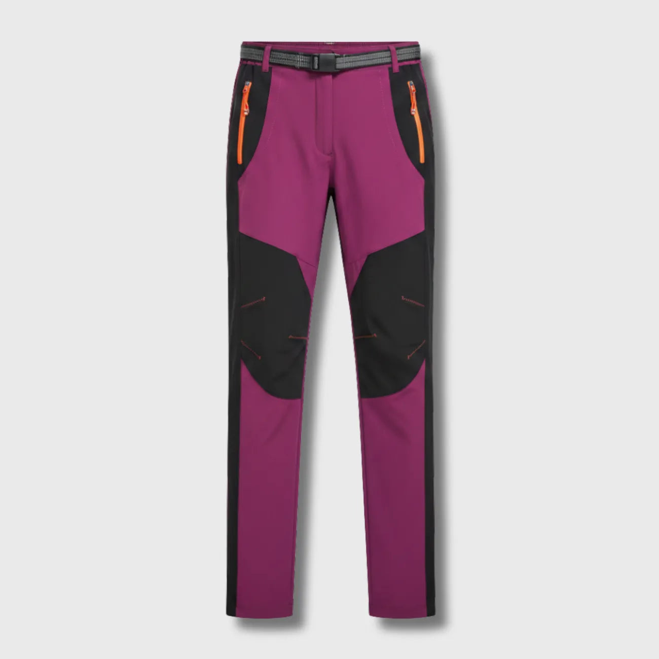 Pantalon de Randonnée Femme Doublé Polaire, Imperméable 10 000 mm et Coupe-Vent pour l'Hiver