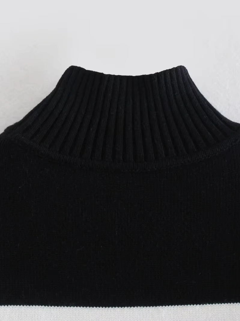 Pull Femme à Rayures Hivernales