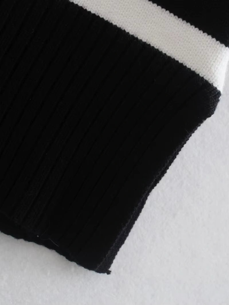Pull Femme à Rayures Hivernales