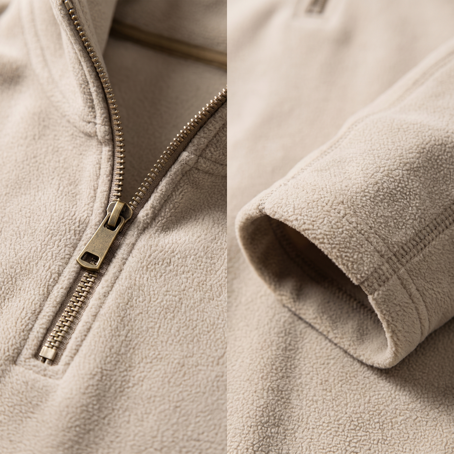 Premium Men's Extra Warm Ski Sweater with Zip