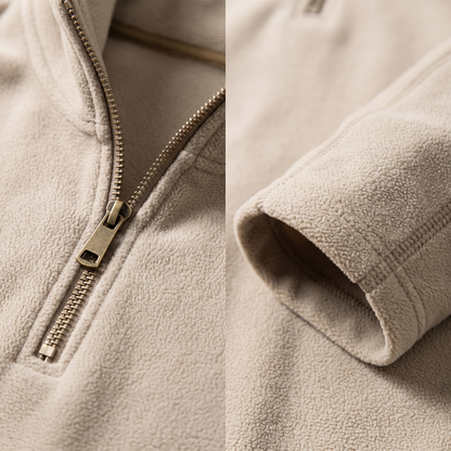 Premium Men's Extra Warm Ski Sweater with Zip