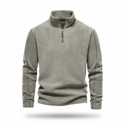 Premium Men's Extra Warm Ski Sweater with Zip