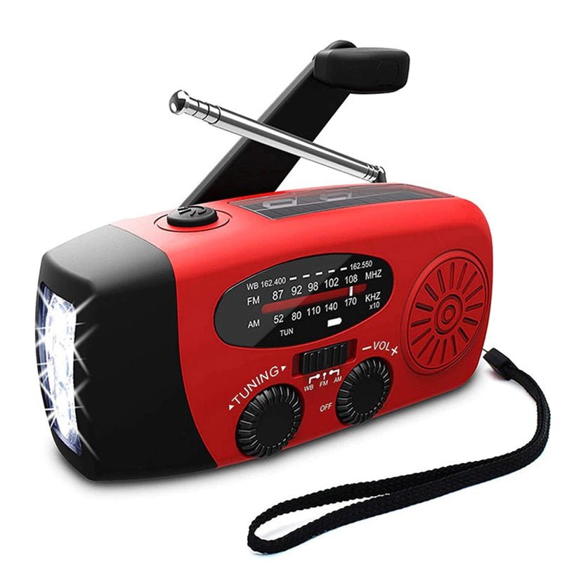 Radio D'Urgence Compacte Avec Lampe LED Et Batterie De Secours