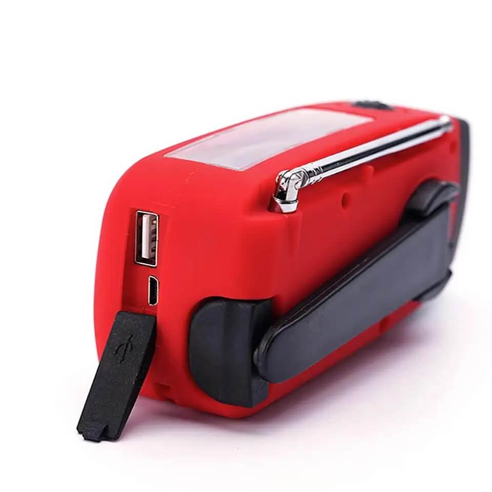 Radio D'Urgence Compacte Avec Lampe LED Et Batterie De Secours