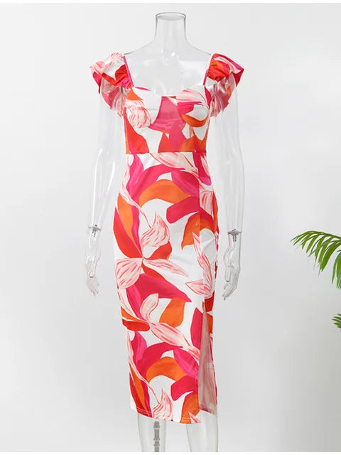 Kjole Dame Figurformet - Ermeløs - Strukturert Skulder