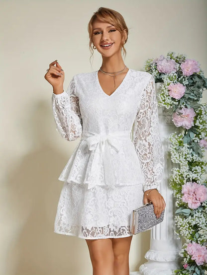 Robe Femme - Manches Longues Transparentes