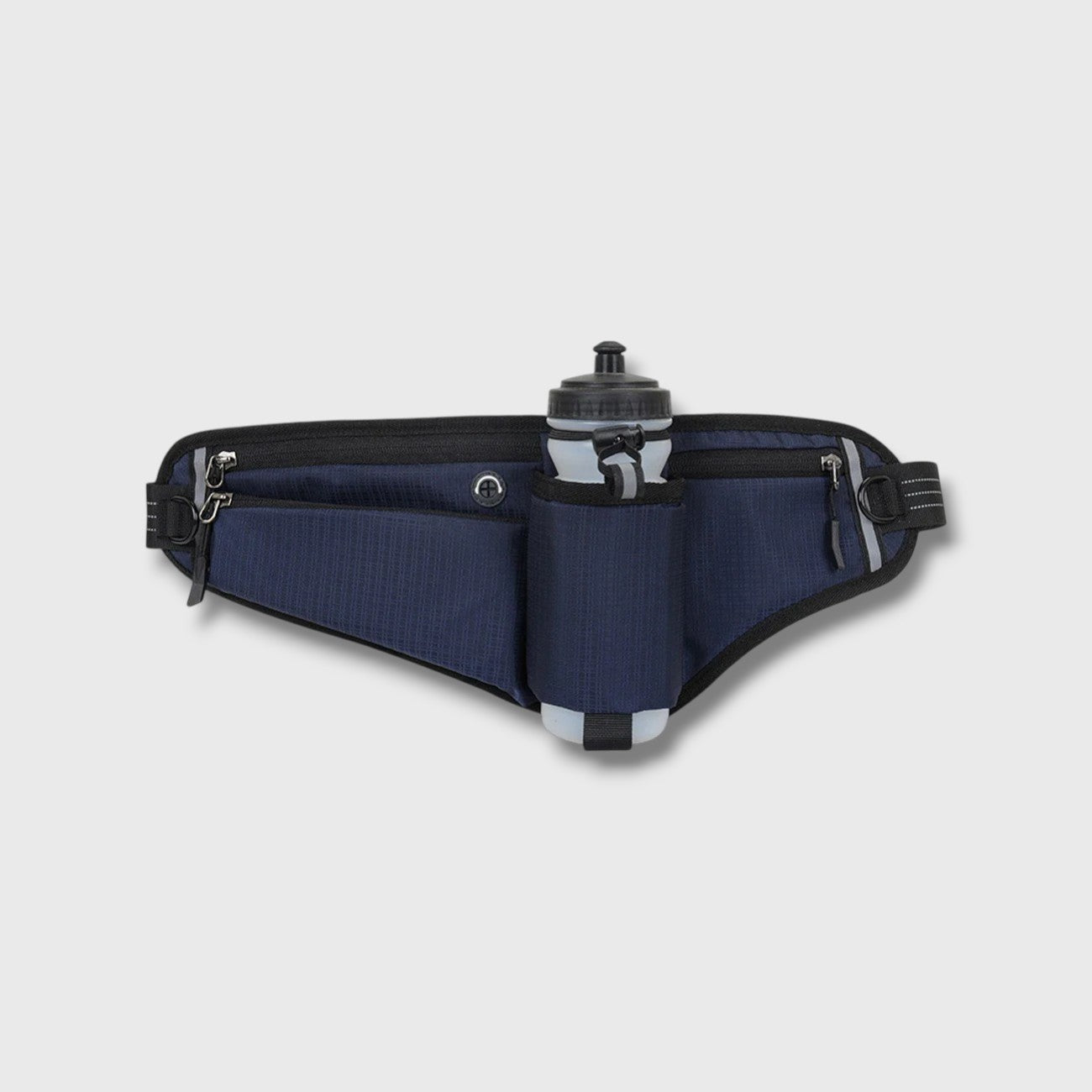 Ceinture de Running avec Porte-Bidon et Poches Zippées pour Course et Randonnée