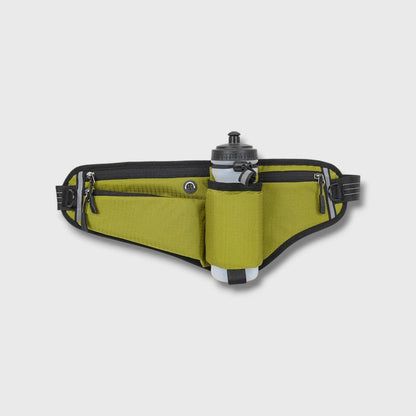 Ceinture de Running avec Porte-Bidon et Poches Zippées pour Course et Randonnée