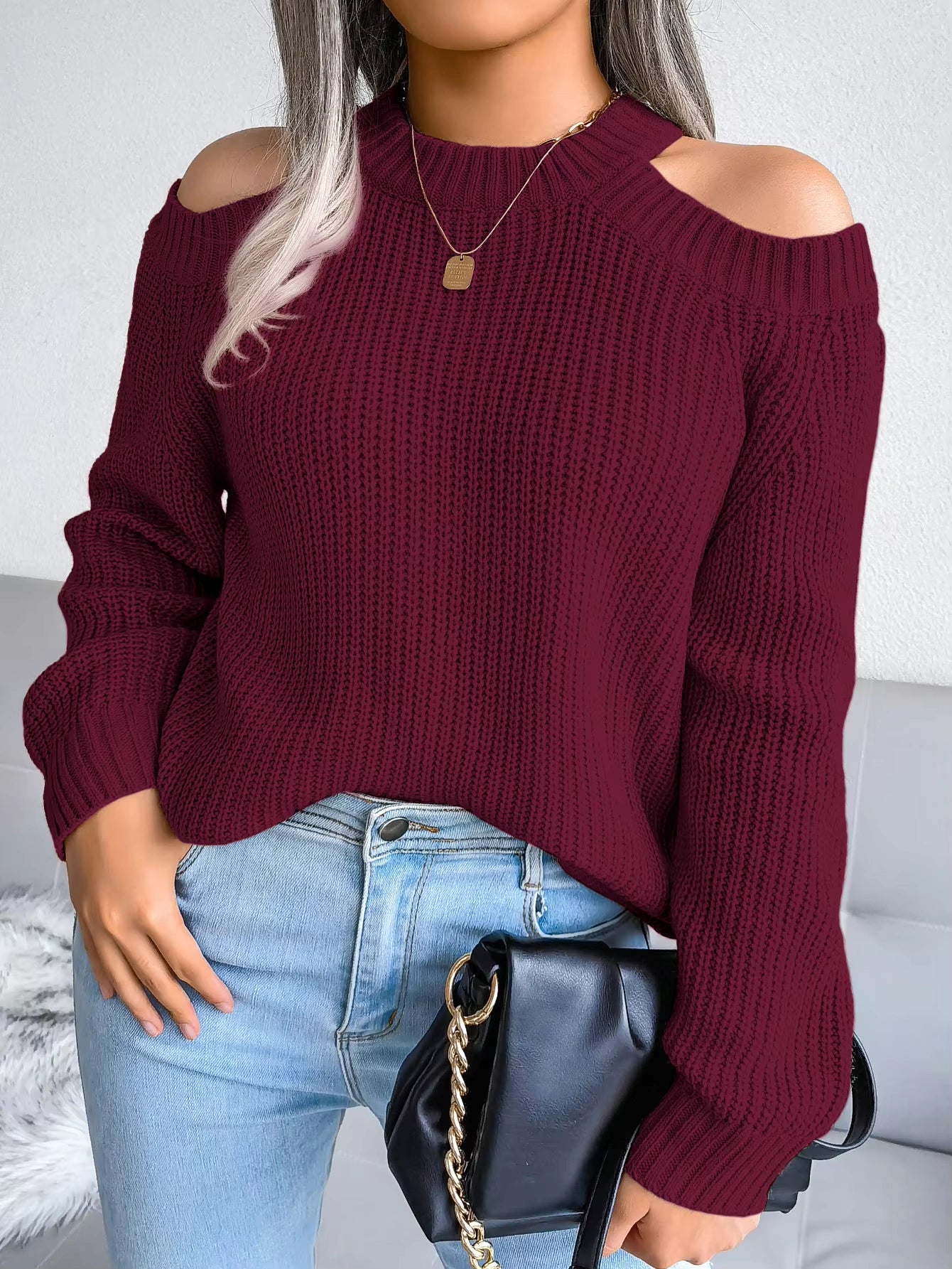 Pull Femme à Manches Longues