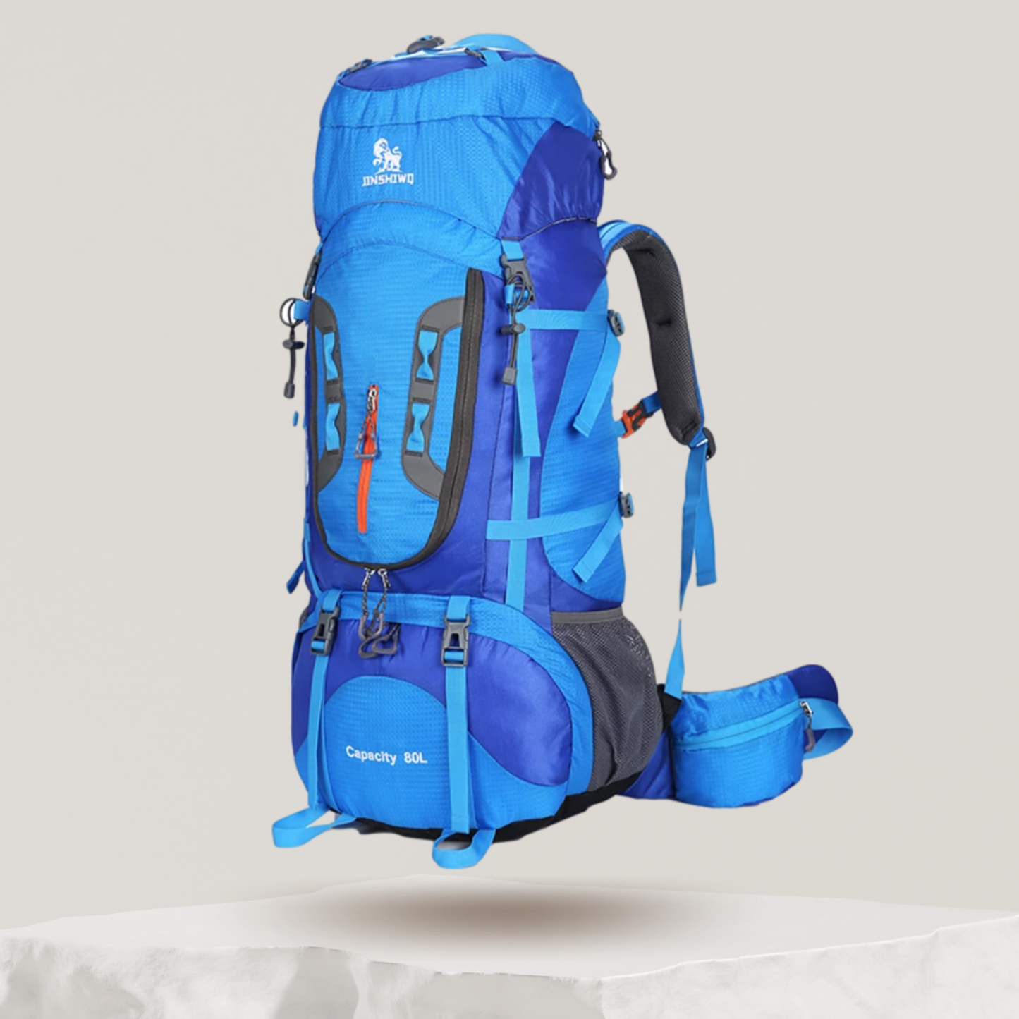 80L Ryggsekk for Trekking, Fotturer og Fjell