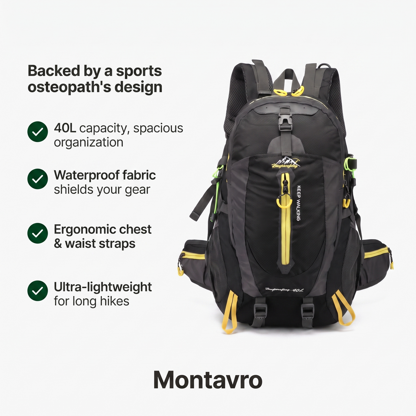 40L Hiking and Trekking Backpack