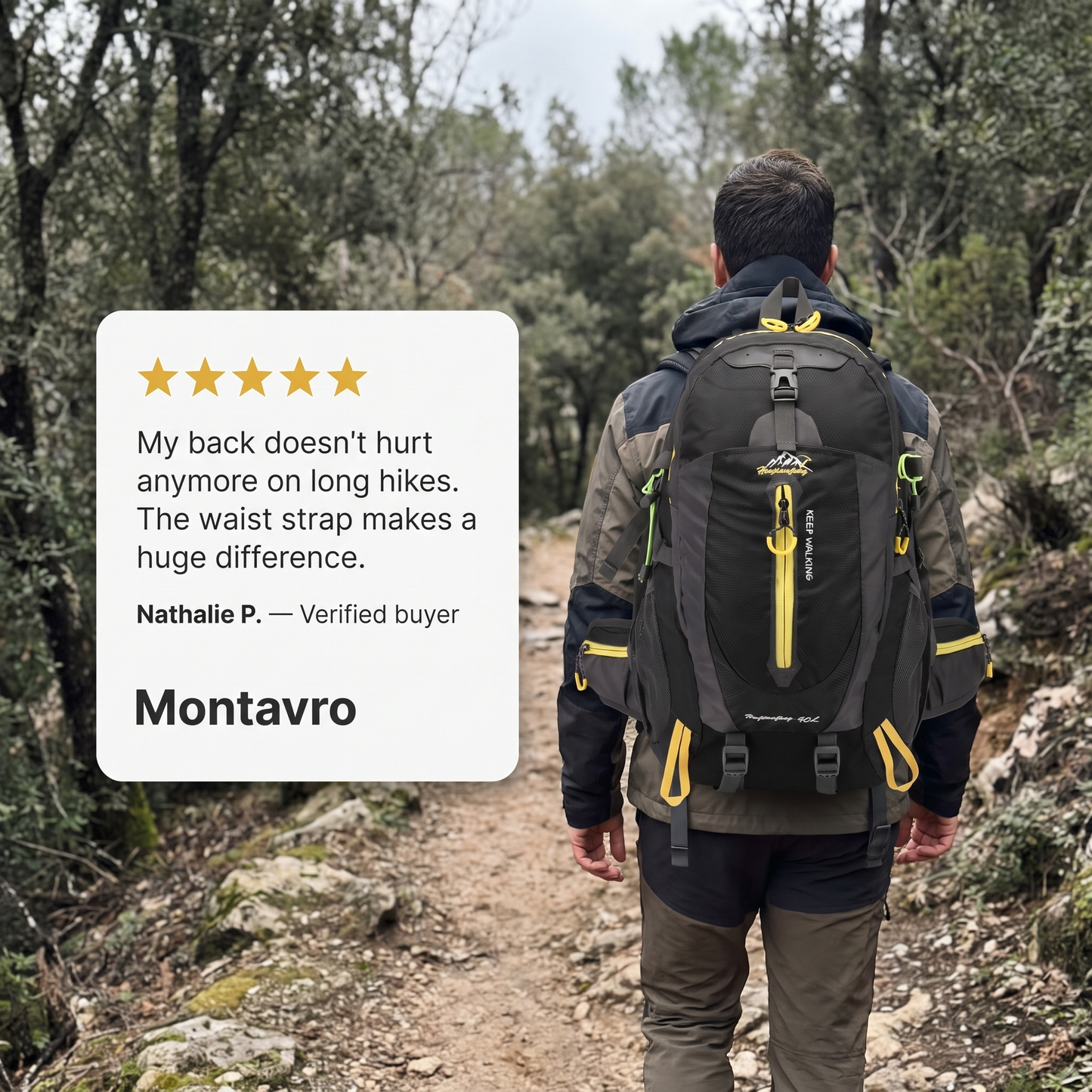 40L Hiking and Trekking Backpack