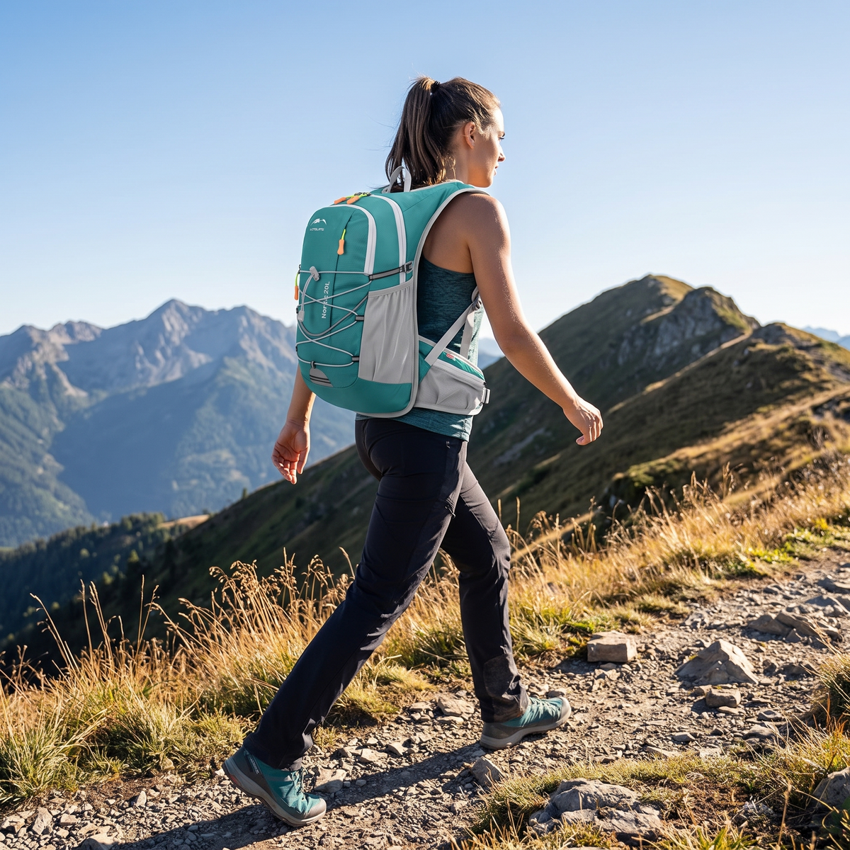 Women's Hiking Backpack 20L with Hydration and Insulation