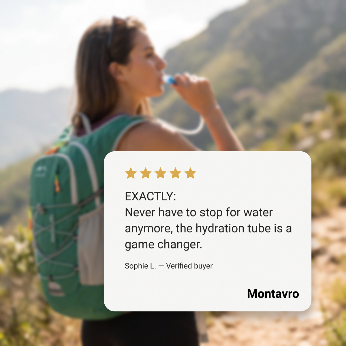 Women's Hiking Backpack 20L with Hydration and Insulation