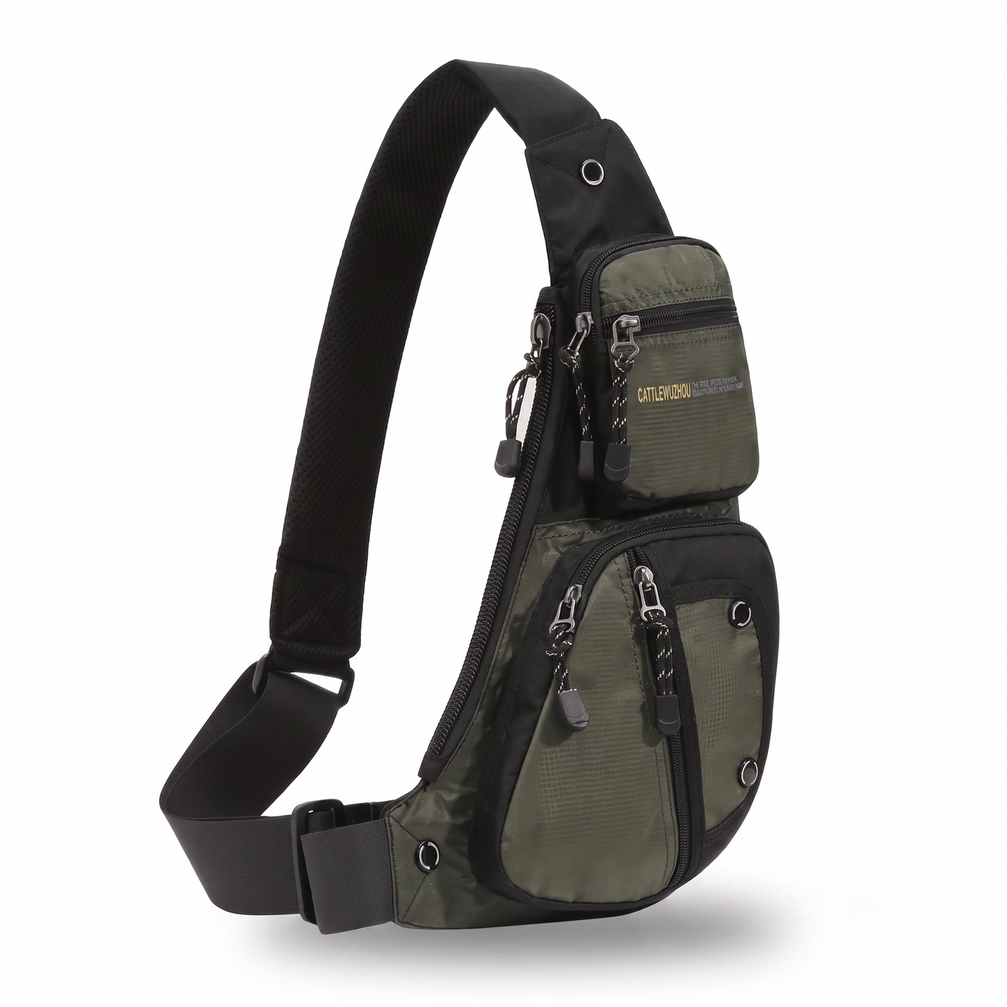 Weather-Resistant Shoulder Bag With Secure Compartments