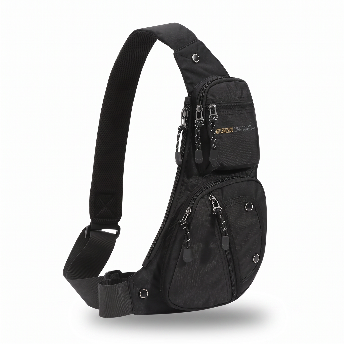 Weather-Resistant Shoulder Bag With Secure Compartments
