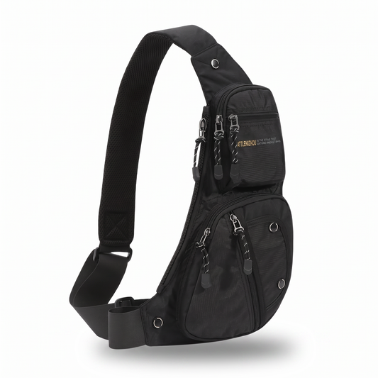 Weather-Resistant Shoulder Bag With Secure Compartments