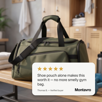 Premium Sports Bag with Large Compartment and Shoe Pocket