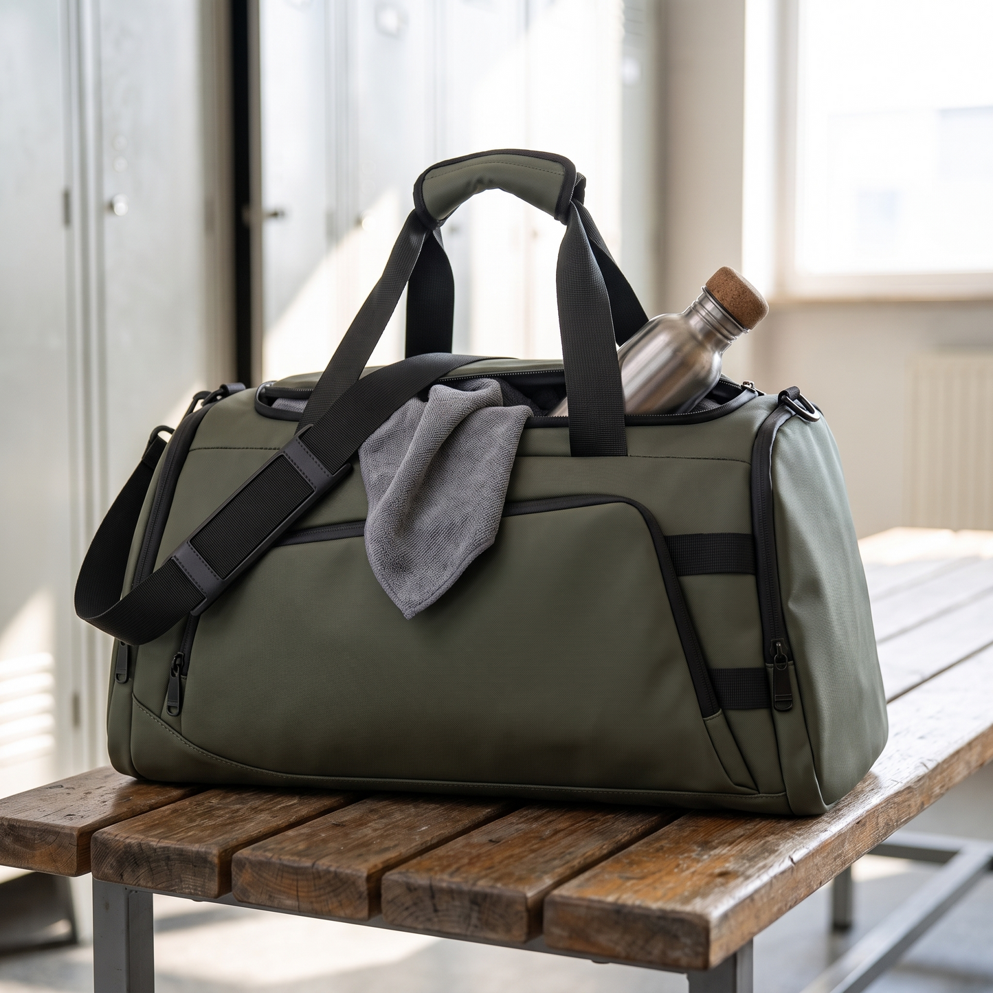 Premium Sports Bag with Large Compartment and Shoe Pocket