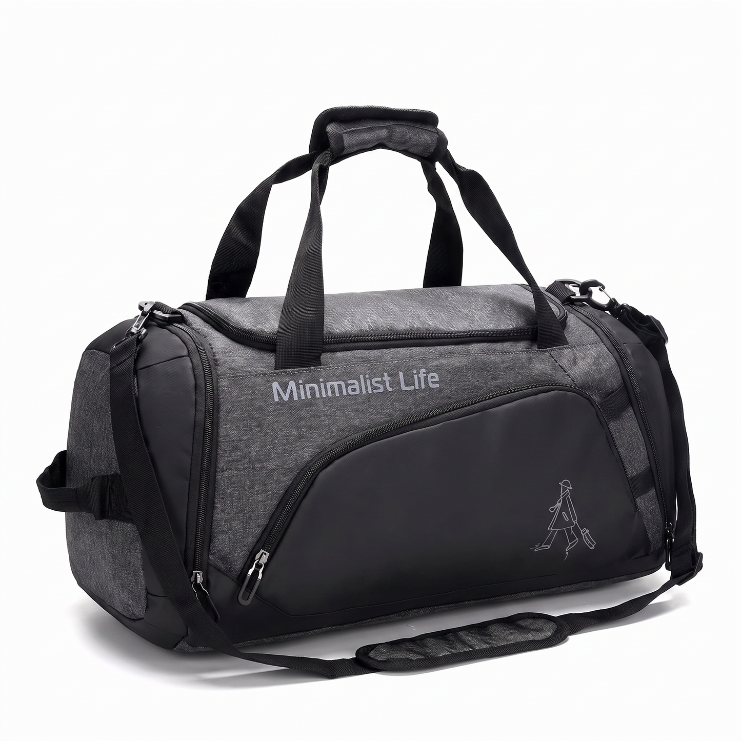 Water-Resistant Sports Bag with Multiple Compartments