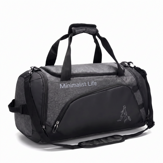 Water-Resistant Sports Bag with Multiple Compartments