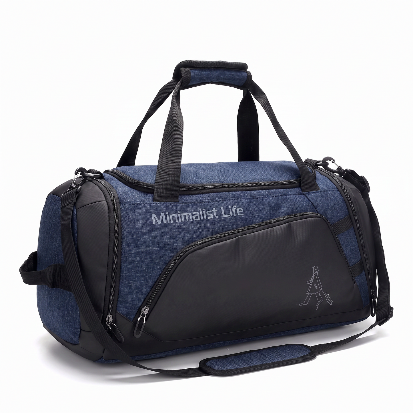 Water-Resistant Sports Bag with Multiple Compartments