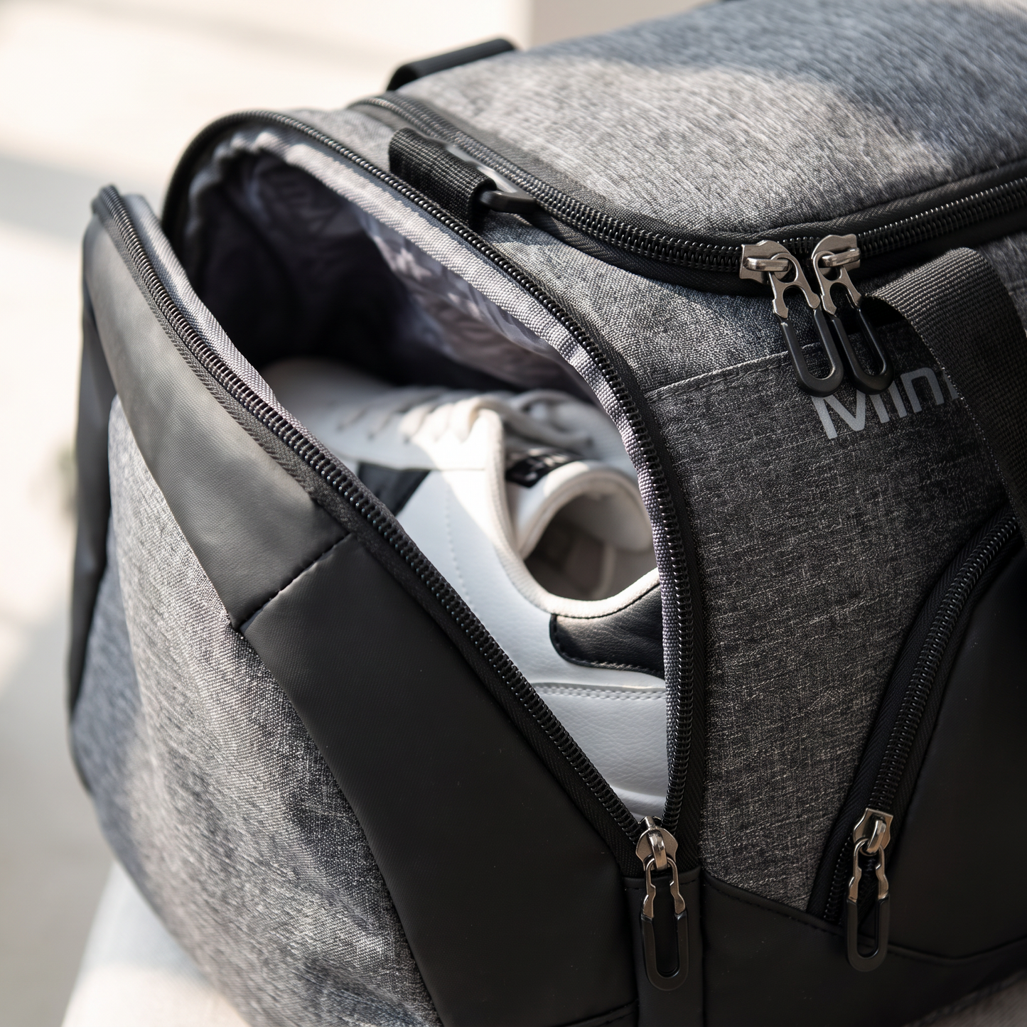 Water-Resistant Sports Bag with Multiple Compartments