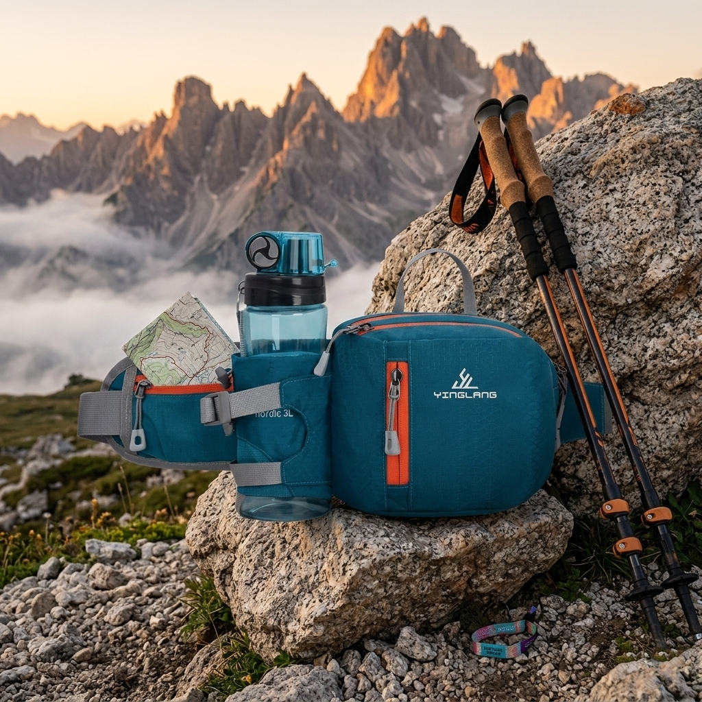 Lett, Vannavstøtende Turbelte Med Flaskeholder