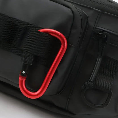 Sac Banane Outdoor Déperlant à Poches Multiples pour Randonnée, Pêche et Vélo