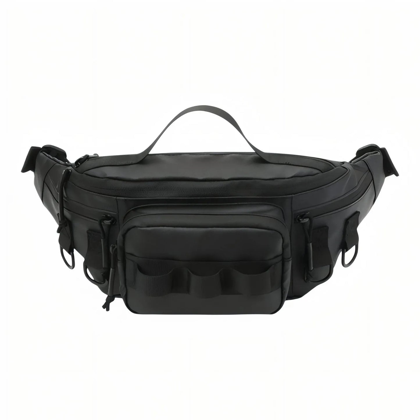 Sac Banane Outdoor Déperlant à Poches Multiples pour Randonnée, Pêche et Vélo