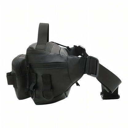 Sac Banane Outdoor Déperlant à Poches Multiples pour Randonnée, Pêche et Vélo