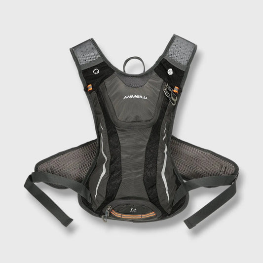 Lightweight Water-Repellent Hydration Backpack with Ventilated Back for Hiking and Cycling