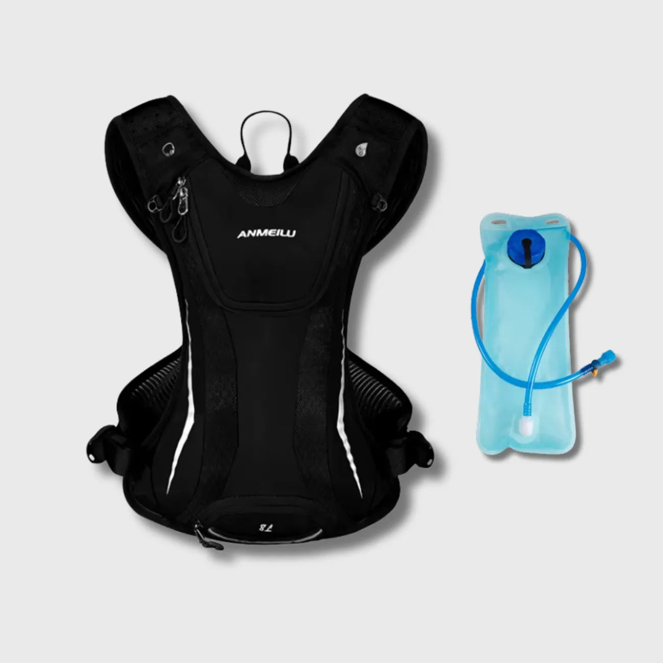 Sac à Dos d'Hydratation Déperlant Léger avec Dos Ventilé pour Randonnée et Vélo