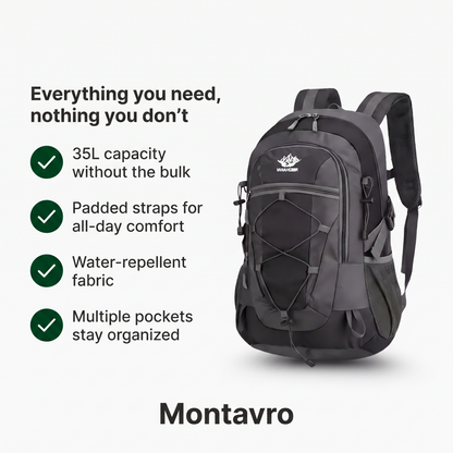 35L Lightweight Hiking Trekking Backpack