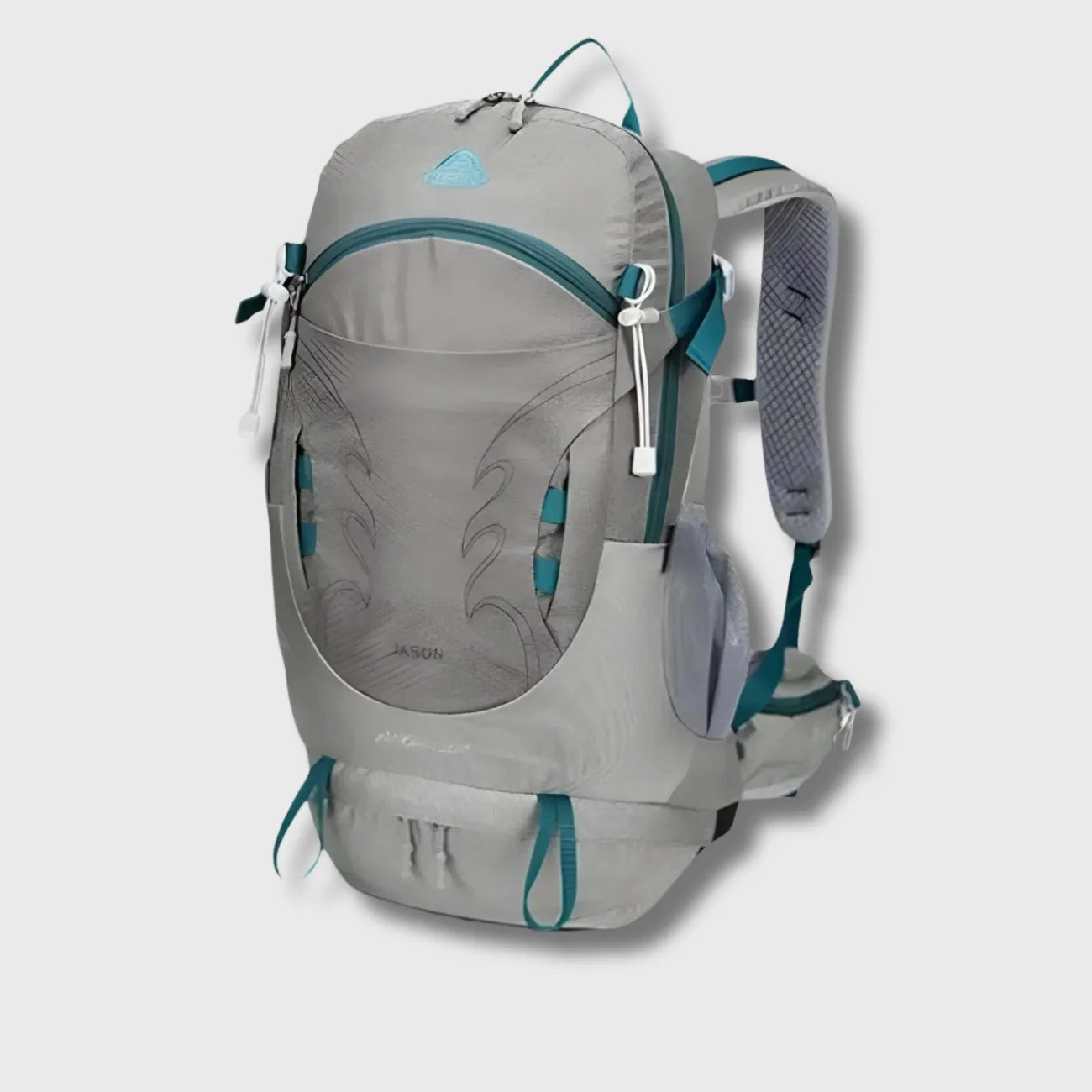 Sac à Dos de Randonnée 30 L Léger avec Dos Ventilé, Bretelles Matelassées et Multi-Compartiments