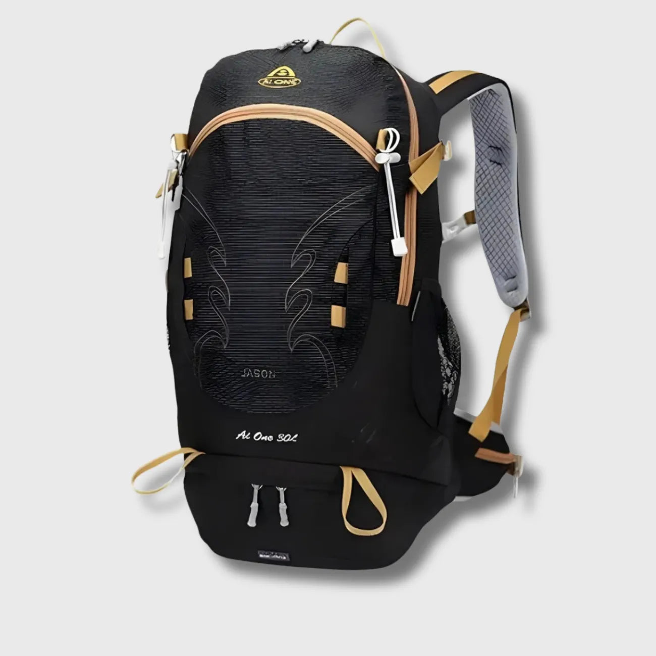 Sac à Dos de Randonnée 30 L Léger avec Dos Ventilé, Bretelles Matelassées et Multi-Compartiments