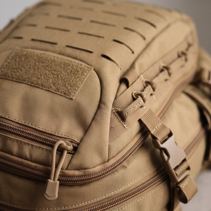 Tactical Backpack 35L in 500D Cordura Nylon, MOLLE System and 15-inch Laptop Compartment
