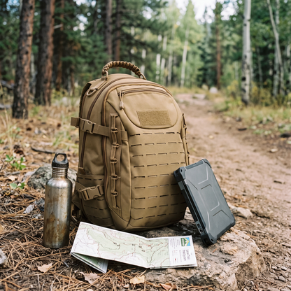 Tactical Backpack 35L in 500D Cordura Nylon, MOLLE System and 15-inch Laptop Compartment
