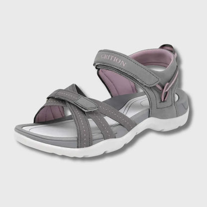 Women's Hiking Sandals with Adjustable Straps, Breathable Upper and Non-Slip TPR Sole