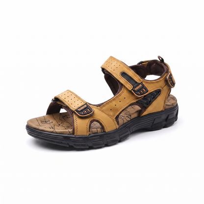 Men's Hiking Sandals with Adjustable Straps and Cushioned Sole