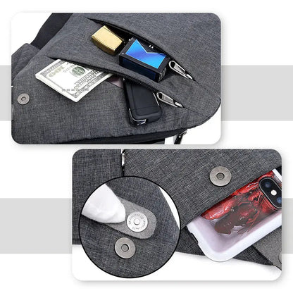 Anti-Theft Slim Sling Bag for Travel and Hiking